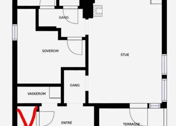 公寓 Cozy Centrally Located In 特罗姆瑟